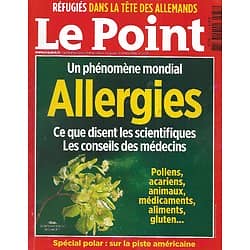 LE POINT n°2273 31/03/2016 Allergies, un phénomène mondial/ Spécial polar américain/ Richesses Océan Arctique/ Histoire du silence