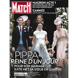 PARIS MATCH N°3549 24 MAI 2017  PIPPA MIDDLETON/ MACRON/ CANNES GLAMOUR/ AFFAIRE MADOFF