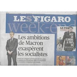 LE FIGARO n°22265 11/03/2015  Ambitions de Macron/ Draghi & la croissance/ Fukushima/ Théâtre