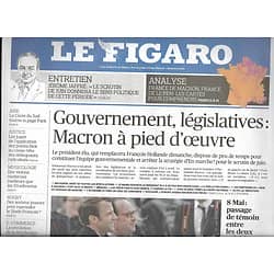 LE FIGARO n°22626 09/05/2017  Macron présidence & législatives/ Résultats élection présidentielle/ Grande Distribution/ Quels artistes pour la postérité?