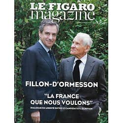 LE FIGARO MAGAZINE n°22612 21/04/2017  François Fillon & Jean d'Ormesson/ Contrebandiers du teck/ Voyage: L'Arménie/ Austin & la musique live/ Spécial placements