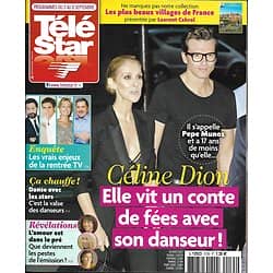 TELE STAR n°2135 02/09/2017  C.Dion/ C.Bouquet/ Défis rentrée/ Marceau/ Belmondo