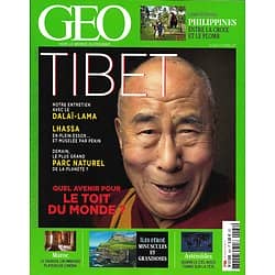 GEO n°464 octobre 2017  Tibet, quel avenir?/ Dalaï-Lama/ Iles Féroé/ Philippines/ HollyOued