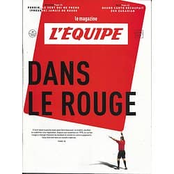 L'EQUIPE MAGAZINE n°1836 23/09/2017  Spécial carton rouge/ L.Perrin/ Cantona/ Domenech/ La Seine terrain de sport
