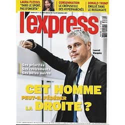 L'EXPRESS n°3462 08/11/2017  Wauquiez/ Flessel/ Hypermarchés/ Trump & Russiagate/ Séries tv FR