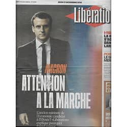 LIBERATION n°11038 17/11/2016  Candidat Macron/ Populisme/ Jack London/ I-Télé/ GPA