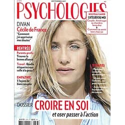 PSYCHOLOGIES n°377 septembre 2017  Cécile de France/ Croire en soi/ Alliance parents-profs