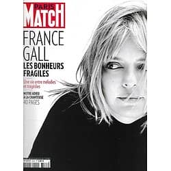 PARIS MATCH n°3583 11/01/2018  France Gall, les bonheurs fragiles/ Macron en Chine/ Jessica Chastain/ Diane Kruger