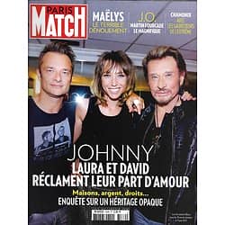 PARIS MATCH n°3589 22/02/2018  Johnny Hallyday: l'héritage opaque/ Sophie Marceau/ Sauveteurs de l'extrême/ Teddy Riner