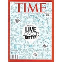 TIME VOL.191 n°7&8 26/02/2018  How to live longer better/ Human smuggling business/ Natalie Portman/ The voters Trump forgot
