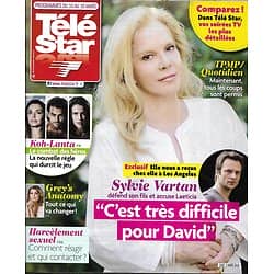 TELE STAR n°2162 10/03/2018  Sylvie Vartan/ Koh-lanta/ Debrandt/ Grey's Anatomy/ Claude François