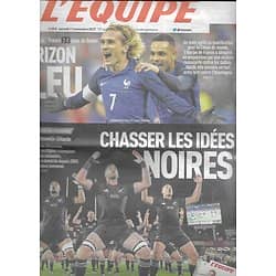 L'EQUIPE n°23122 11/11/2017  les Bleus/ Griezmann/ All Blacks/ Teddy Riner/ Neymar/ GP Brésil/ Zuzulova
