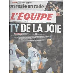 L'EQUIPE n°23172 31/12/2017  Manchester City/ Chanavat/ Henderson/ Handball/ Rugby: La Rochelle & Toulouse