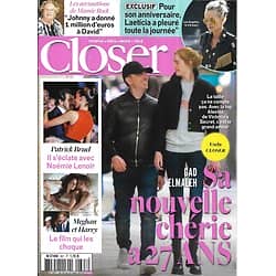 CLOSER n°667 23/03/2018  Gad Elmaleh/ Laeticia Hallyday/ Succession de Johnny/ Bruel & Lenoir/ Céline Dion