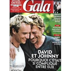 GALA n°1294 28/03/2018  David & Johnny Hallyday/ Prince/ Casiraghi/ Clémence Castel/ Serge Lama/ les Francofolies/ Spécial cheveux