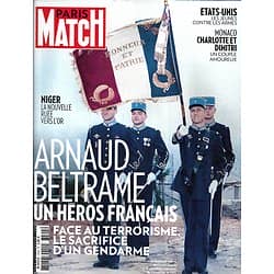 PARIS MATCH n°3594 29/03/2018  Hommage à Beltrame/ USA: jeunes vs armes/ Niger: ruée vers l'or/ F1: les rois du circuit