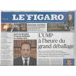 LE FIGARO n°21711 27/05/2014  Déroute du PS & réaction de Hollande/ Affaire Bygmalion/ Euroscepticisme/ Réforme pénale/