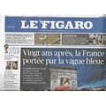 LE FIGARO n°22990 12/07/2018  Equipe de France qualif'-Mondial/ Lizarazu & Thuram/ App Store/ Avignon off/ Sommet Otan