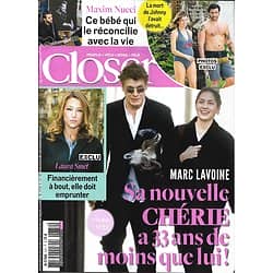 CLOSER n°672 27/04/2018  Marc Lavoine/ Laura Smet/ Maxim Nucci/ Kate&William/ Brigitte Macron&Melania Trump/ Hallyday inédit