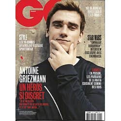 GQ n°120 mai 2018  Antoine Griezmann/ Guide du supporter/ Juge Duchaine/ Erotisme Peccinotti/ Jeff Goldblum/ Baumettes food