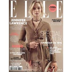 ELLE n°3745 29/09/2017  Jennifer Lawrence/ Spécial cheveux/ Mode folk/ Abramovic/ Marilyn Monroe