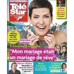 TELE STAR n°2177 23/06/2018  Cristina Cordula/ Simon Baker/ Marc Lavoine/ Simone Veil/ Adjani/ Diane Kruger