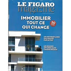 LE FIGARO MAGAZINE n°22742 22/09/2017  Immobilier/ Irving Penn/ Hulot ministre malgré lui/ Aspirants policiers USA