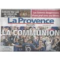 LA PROVENCE n°7758 10/09/2018   Les Bleus-Equipe de France: la communion