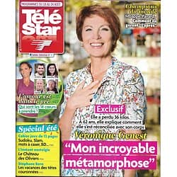 TELE STAR n°2185 18/08/2018  Véronique Genest, sa métamorphose/ L'amour est dans le pré/ Le retour des Champions du monde