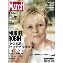 PARIS MATCH n°3620 27/09/2018  Muriel Robin/ Le blues des retraités/ Venezuela: l'exode/ L'artisanat français