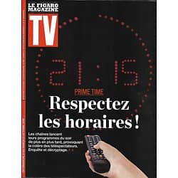 TV MAGAZINE 21/10/2018  Le non-respect des horaires de diffusion/ Philippe Etchebest/ Capitaine Marleau/ Munch