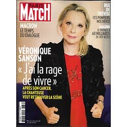 PARIS MATCH n°3636 17/01/2019  Véronique Sanson/ Macron, le dialogue/ Les héros de la rue de Trévise/ Bezos, le divorce/ Irina Shayk