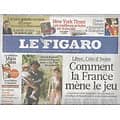 LE FIGARO n°20741 10/04/2011  Lybie & Côte d'Ivoire: Sarkozy mène le jeu/ Disney en Chine/ Auteuil & Pagnol/ Chine: prospérité d'abord