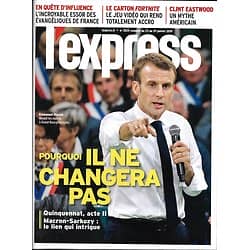 L'EXPRESS n°3525 23/01/2019  Macron: pas de changement/ Grand débat/ Clint Eastwood/ Fortnite/ Evangéliques/ Batman/ Mortensen