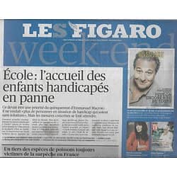 LE FIGARO n°23163 02/02/2019  Accueil des handicapés à l'école/ Surpêche/ Macron Grand Débat/ BRP/ Chandeleur