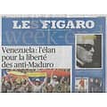 LE FIGARO n°23181 22/02/2019  Venezuela: l'élan pour la liberté/ Les critiques de Macron/ Innovations téléphonie mobile/ Le cognac bientôt à l'Unesco