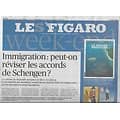 LE FIGARO n°23192 08/03/2019  Immigration: réviser les accords de Schengen?/Elimination PSG/ Inégalités salariales/ Opéra de Paris