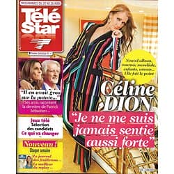 TELE STAR n°2220 20/04/2019  Céline Dion/ Patrick Sébastien/ M.Pokora/ Stallone/ Grey's Anatomy/ Noémie Lenoir