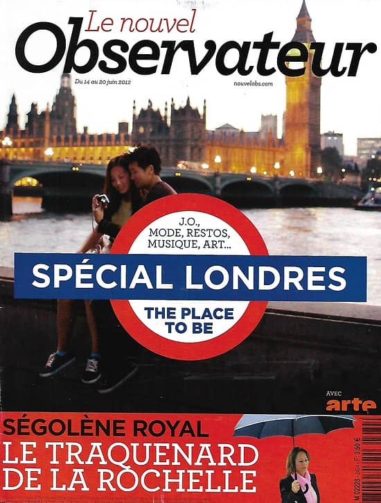 LE NOUVEL OBSERVATEUR n°2484 14/06/2012  Spécial Londres/ Ségolène Royal/ La crise grecque