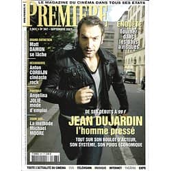 PREMIERE n°367 septembre 2007  Dujardin/ Damon/ Jolie/ Moore/ Corbijn/ Dequenne