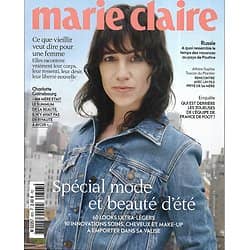 MARIE CLAIRE (pocket) n°803 juillet 2019  Charlotte Gainsbourg/ Spécial mode & beauté d'été/ Affaire Toscan du Plantier
