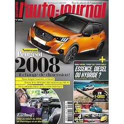 L'AUTO-JOURNAL n°1036 20/06/2019  Peugeot 2008/ Essence, diesel ou hybride?/ Sportives de l'été/ Renault Zoe/ VW T-Cross