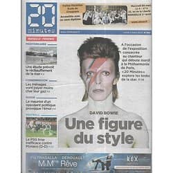 20 minutes n°2802 02/03/2015  David Bowie, une figure du style