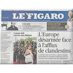 LE FIGARO n°21701 15/05/2014  Afflux de clandestins/ Economies locales/ Lagarde-FMI/ Leigh & Turner/ Céline