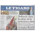 LE FIGARO n°21702 16/05/2014   Croissance zéro/ Alstom & Montebourg/ Peines de prison alternatives/ Cannes/ Timbuktu/ Amalric