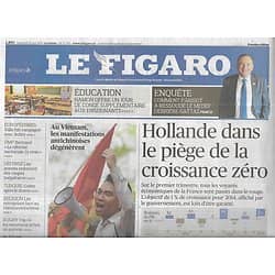 LE FIGARO n°21702 16/05/2014   Croissance zéro/ Alstom & Montebourg/ Peines de prison alternatives/ Cannes/ Timbuktu/ Amalric