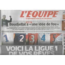 L'EQUIPE n°21862 26/05/2014  Ligue 1 de vos rêves/ Boudjellal/ Dijon/ Jules Bianchi/ Tsonga