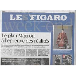 LE FIGARO n°23235 28/04/2019  Plan Macron/ Attentats au Sri Lanka/ Disparition des espèces/ Danny Elfman/ Croissance américaine