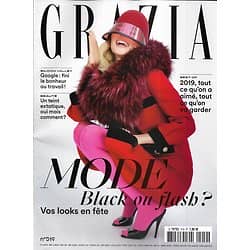 GRAZIA n°519 13/12/2019  Vos looks en fête/ Best of 2019/ Saoirse Ronan/ L'art de Chanel/ Google
