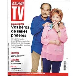 TV MAGAZINE 29/12/2019 n°1717  Vos héros de séries préférés/ Gérard Hernandez & Marion Game/ "La guerre des mondes"